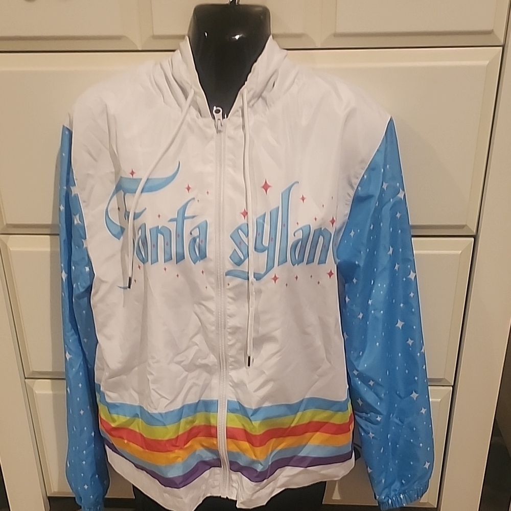 Disney Reversible Jacket Fantasyland Rainbow Windbreaker